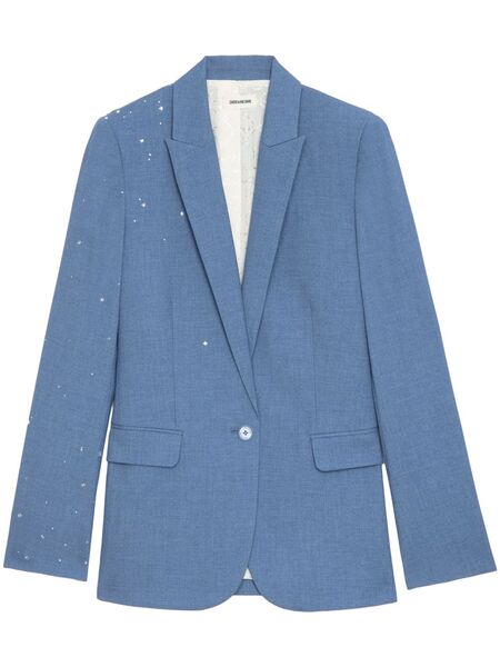  Zadig&voltaire Strass Valse Blazer - Blue 