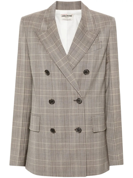  Zadig&voltaire Vaena Double-breasted Blazer - Grey 
