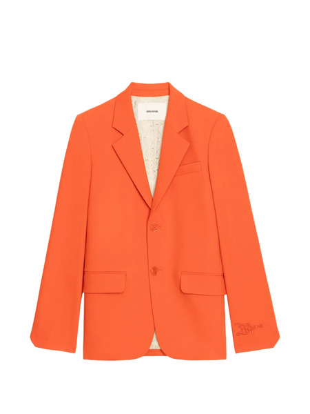  Zadig&voltaire Vanille Embroidered Blazer - Orange 