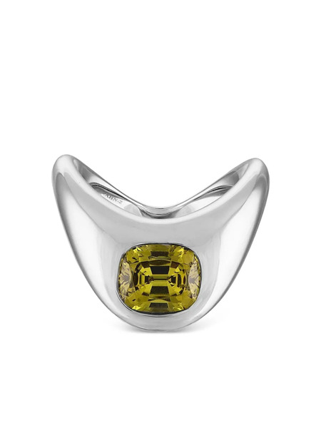  Zahn-z Mali Garnet Ring - Silver 