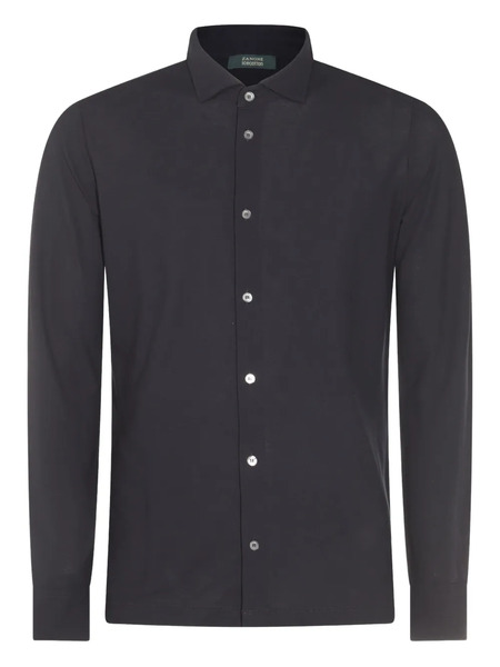  Zanone Button-up Shirt - Blue 