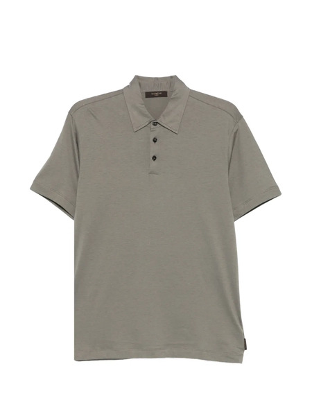  Zanone Buttoned Polo Shirt - Grey 