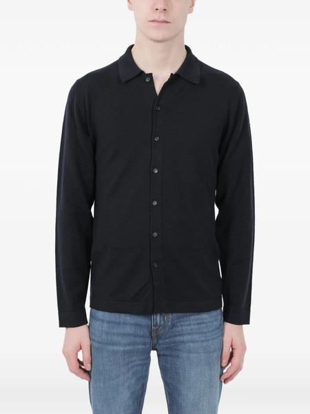  Zanone Buttoned Slim Shirt - Black 