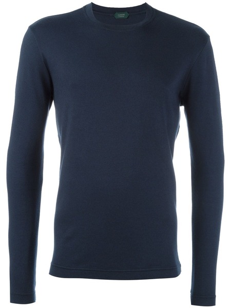  Zanone Classic Sweatshirt - Blue 