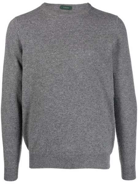  Zanone Crew Neck Jumper - Grey 