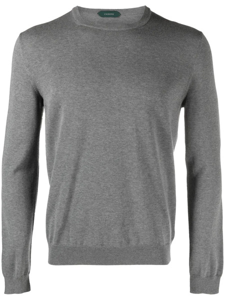  Zanone Crew-neck Knitted Jumper - Grey 