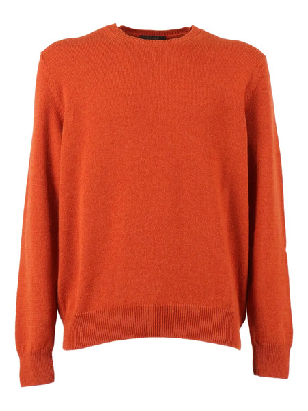  Zanone Crew-neck Sweater - Orange 