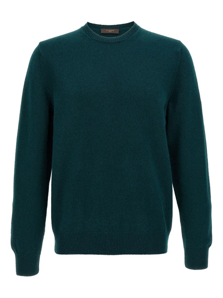  Zanone Crew-neck Wool Sweater - Green 