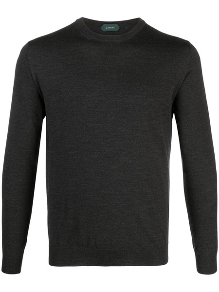 Zanone Fine-knit Crew-neck Jumper - Grey 