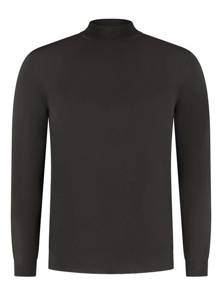  Zanone High-neck Sweater - Brown 