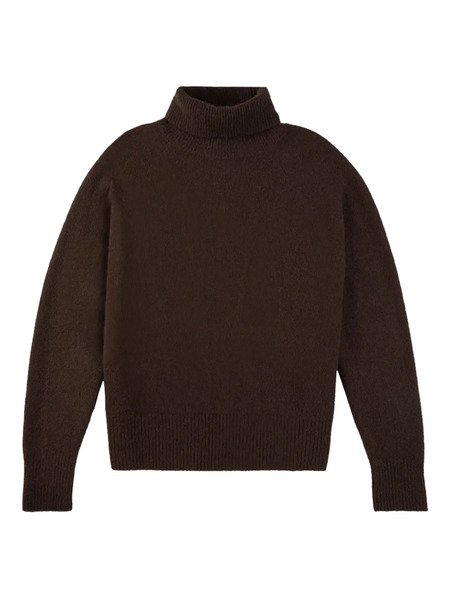  Zanone High-neck Sweater - Brown 