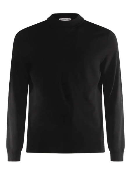  Zanone Mock-neck Long-sleeve Sweater - Black 