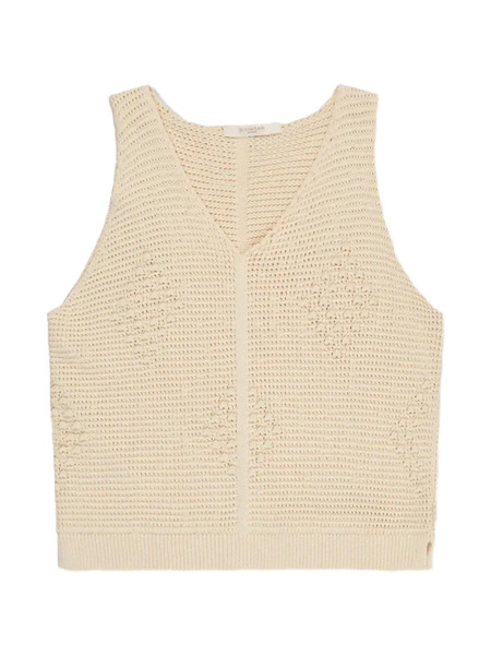  Zanone Open-knit Top - Neutrals 