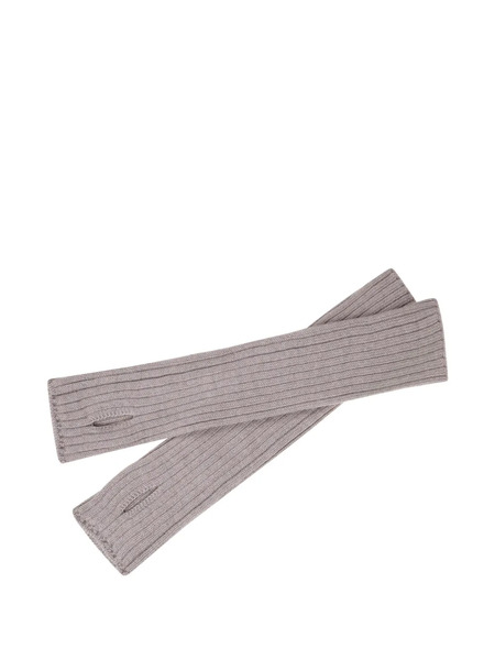  Zanone Ribbed Wool Gloves - Brown 
