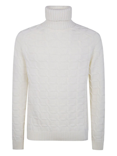  Zanone Roll-neck Sweater - White 