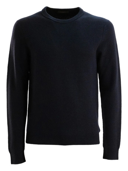  Zanone Round-neck Sweater - Black 