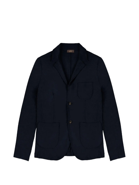  Zanone Slim-fit Patch-pocket Blazer - Blue 