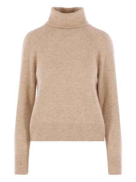  Zanone Turtleneck Ribbed-edge Sweater - Neutrals 