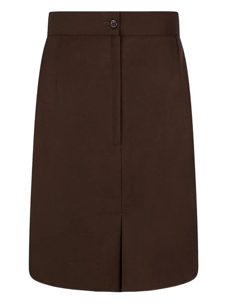  Zeco Schoolwear Kids Stitch-down Pencil Skirt - Brown 