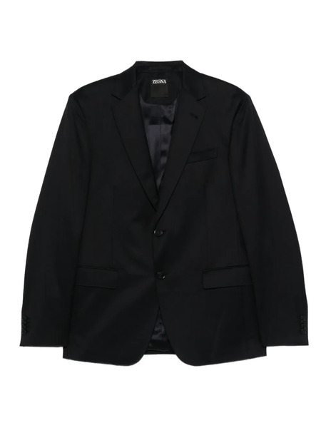  Zegna Button Suit - Black 