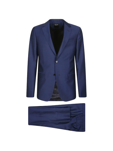  Zegna Buttoned Suit - Blue 