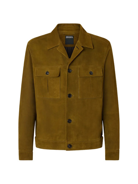  Zegna Chest-pocket Jacket - Brown 