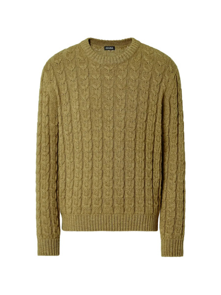  Zegna Crew-neck Sweater - Green 