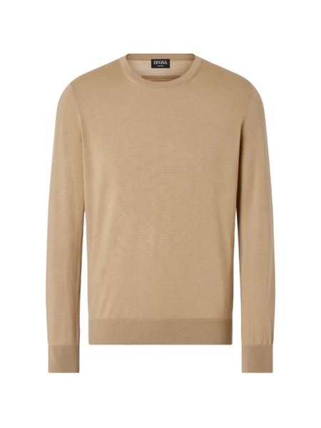  Zegna Crew-neck Sweater - Neutrals 