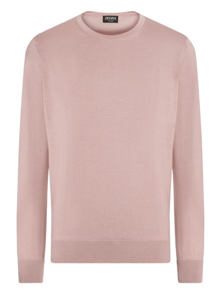  Zegna Crewneck Sweater - Pink 