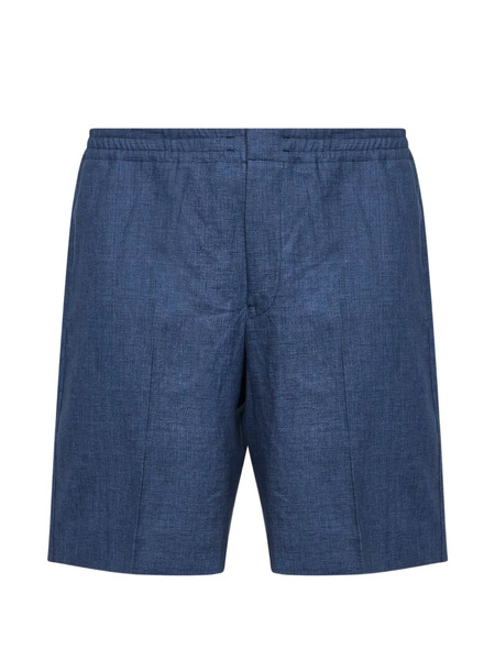  Zegna Elasticated Drawstring Shorts - Blue 