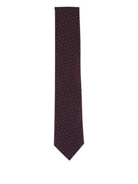  Zegna Floral-pattern Pointed-tip Tie - Red 