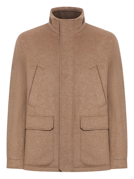  Zegna High-neck Coat - Neutrals 