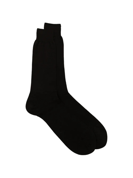  Zegna Logo-print Socks - Brown 