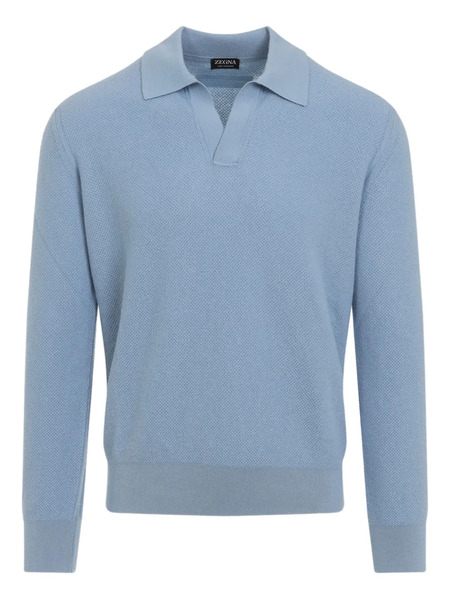  Zegna Long-sleeve Sweater - Blue 