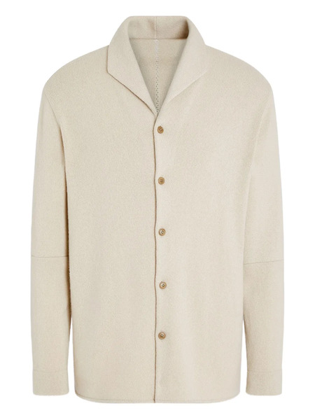  Zegna Oasi Buttoned Cardigan - Neutrals 