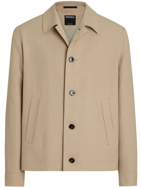  Zegna Oasi Lino Jacket - Neutrals 