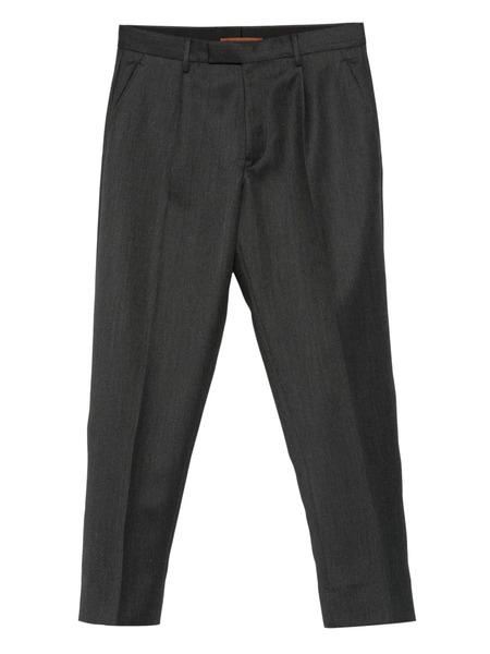  Zegna Pleated-front Pants - Grey 