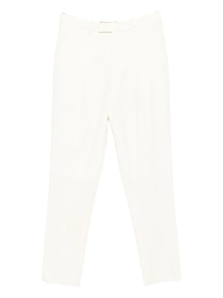  Zegna Pleated Wool Pants - Neutrals 
