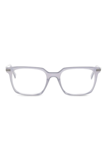 Zegna Rectangle-frame Glasses - Grey 