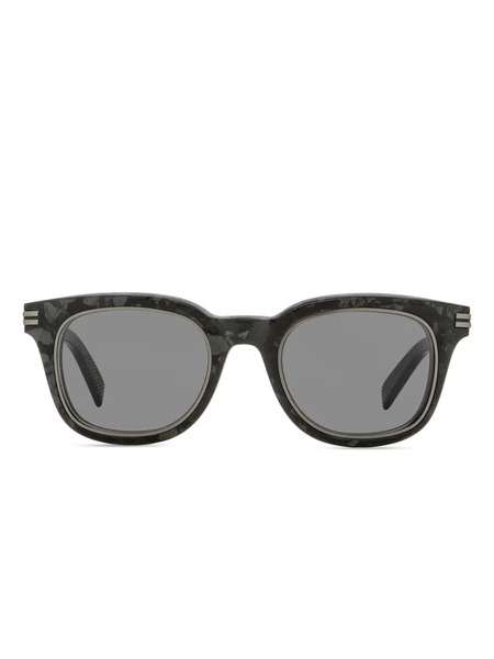  Zegna Rectangular-frame Sunglasses - Black 