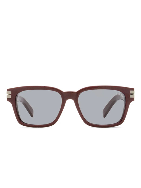  Zegna Rectangular-frame Sunglasses - Brown 