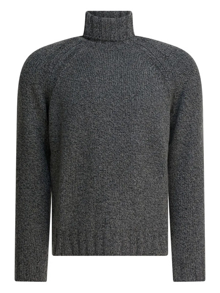  Zegna Roll-neck Sweater - Grey 