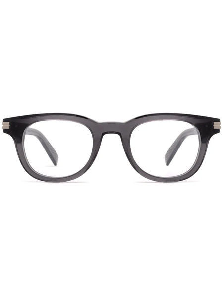  Zegna Round-frame Glasses - Grey 
