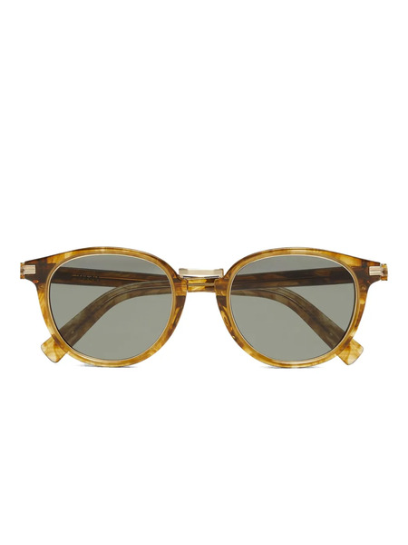 Zegna Round-frame Sunglasses - Brown 