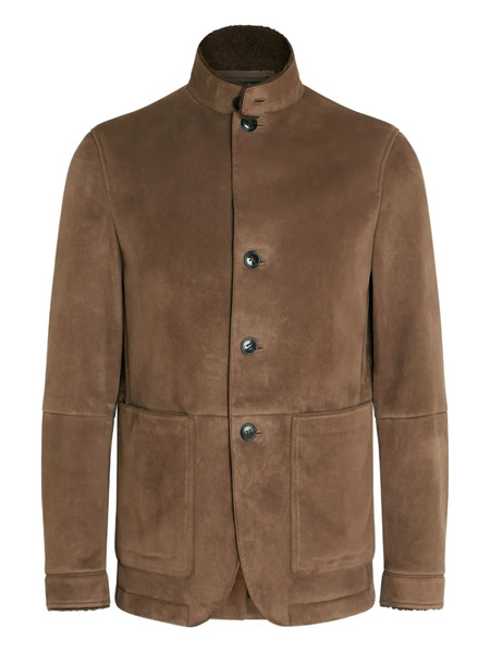  Zegna Shearling Il Conte Jacket - Brown 