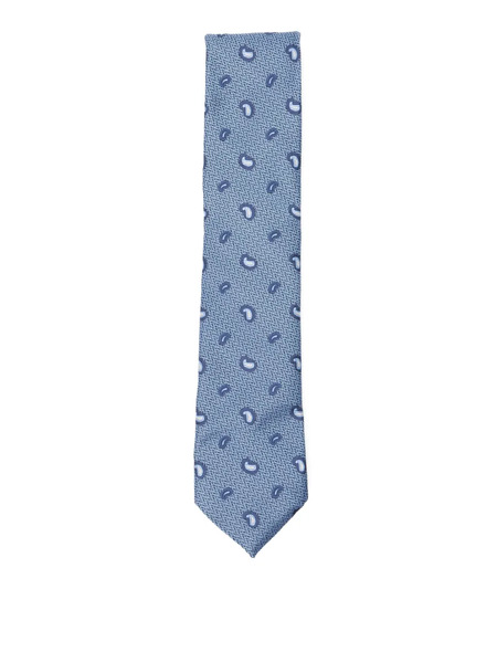  Zegna Silk Tie - Blue 