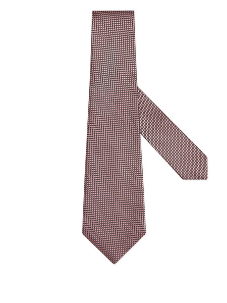  Zegna Silk Tie - Pink 