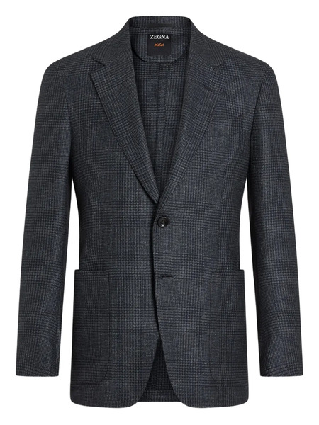  Zegna Single-breasted Blazer - Grey 