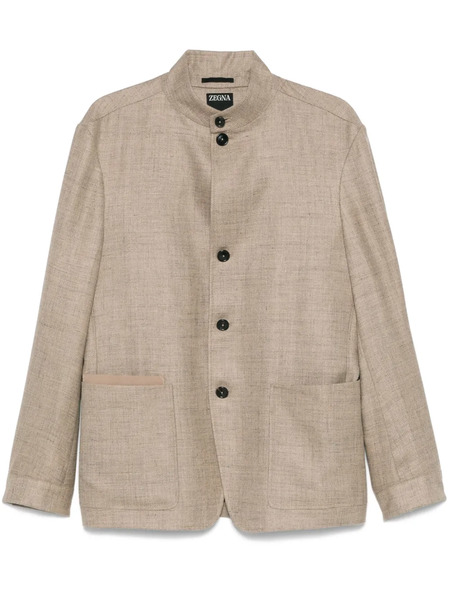  Zegna Slub-texture Blazer - Neutrals 
