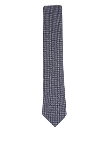  Zegna Textured Tie - Blue 